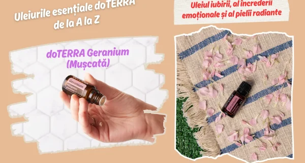 doTERRA Geranium (Mușcată) – Uleiul iubirii, al increderii emotionale si al pielii radiante